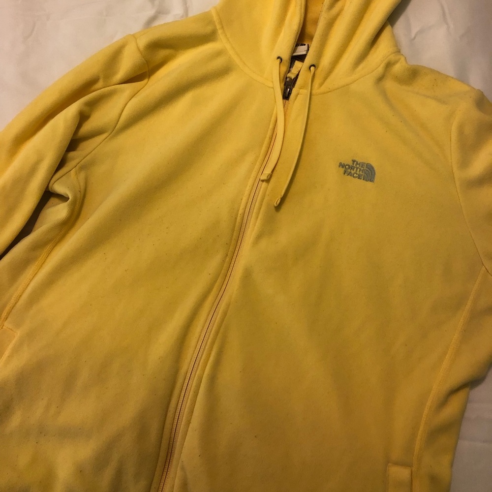 North Face Fitted Yellow Fleece